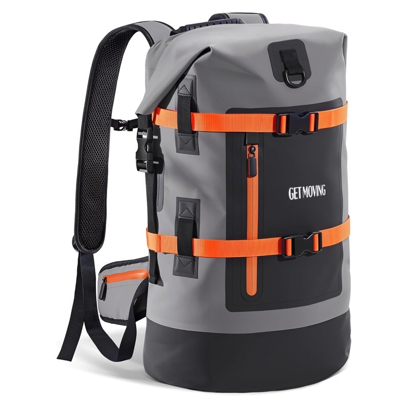 40L Roll-Top Waterproof Motorcycle Backpack