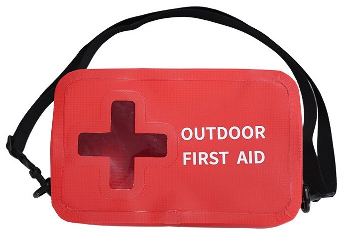 Small zip-opening emergency storage pouch