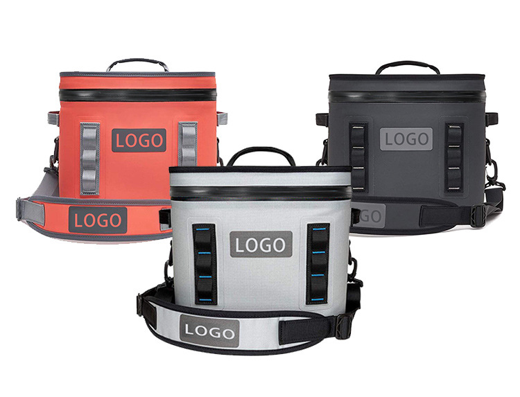 Black coral and silver colour range of ZY32 soft coolers