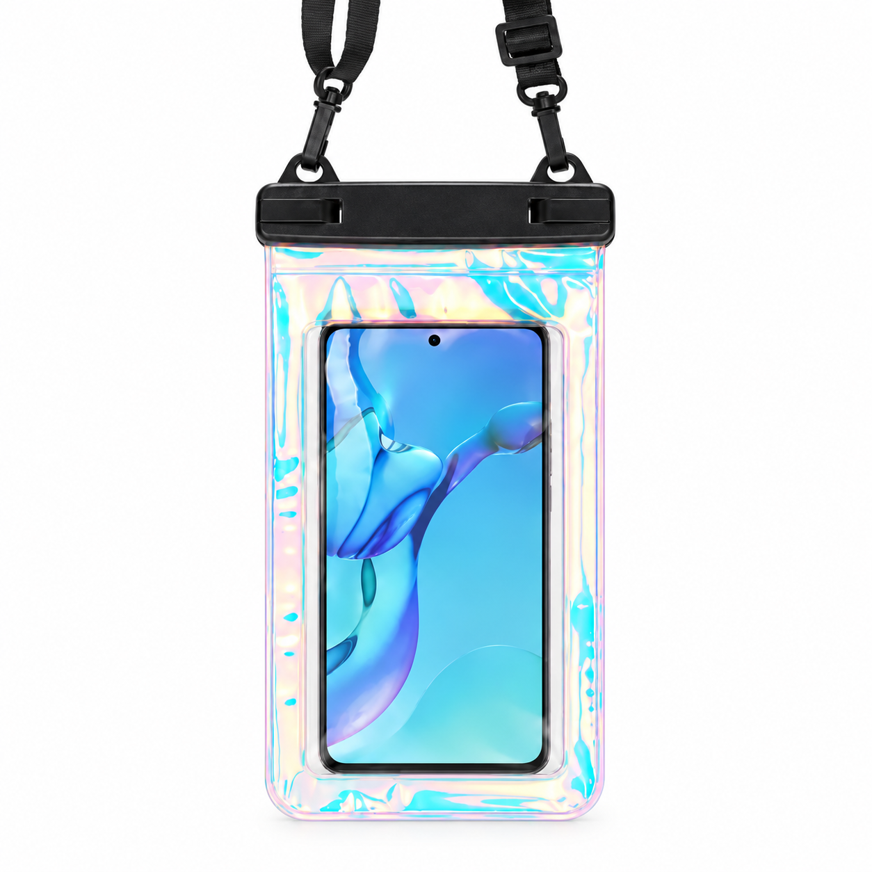 Iridescent phone pouch reference