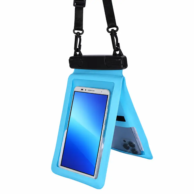 Light blue double-compartment reference