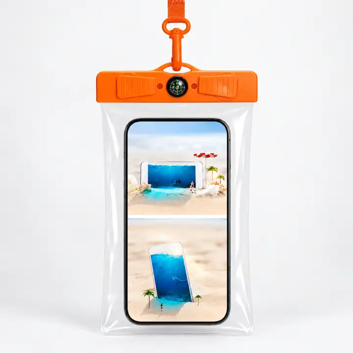 Clear Single-Hook Waterproof Phone Pouch — product reference