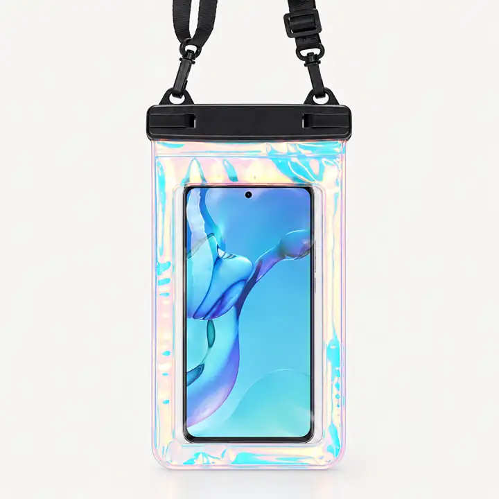 Iridescent Waterproof Phone Pouch — product reference