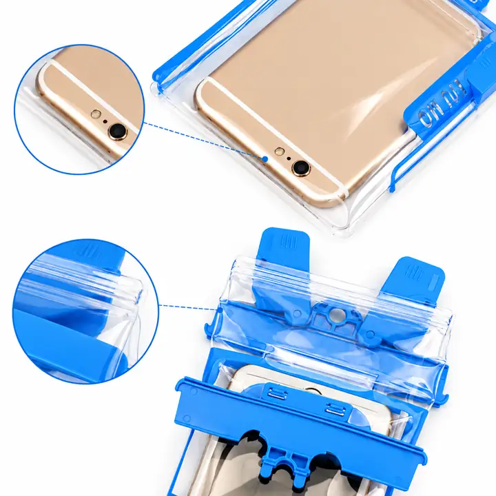Clear Gusseted TPU Waterproof Phone Pouch — supplier reference view 7