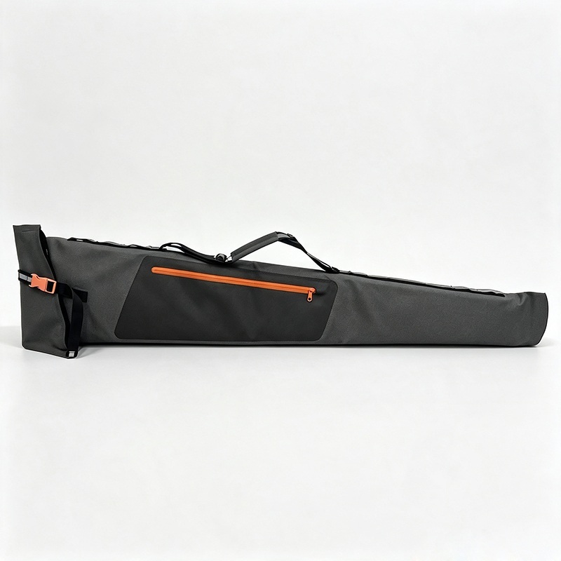 Black & Orange Waterproof Soft Gun Travel Case