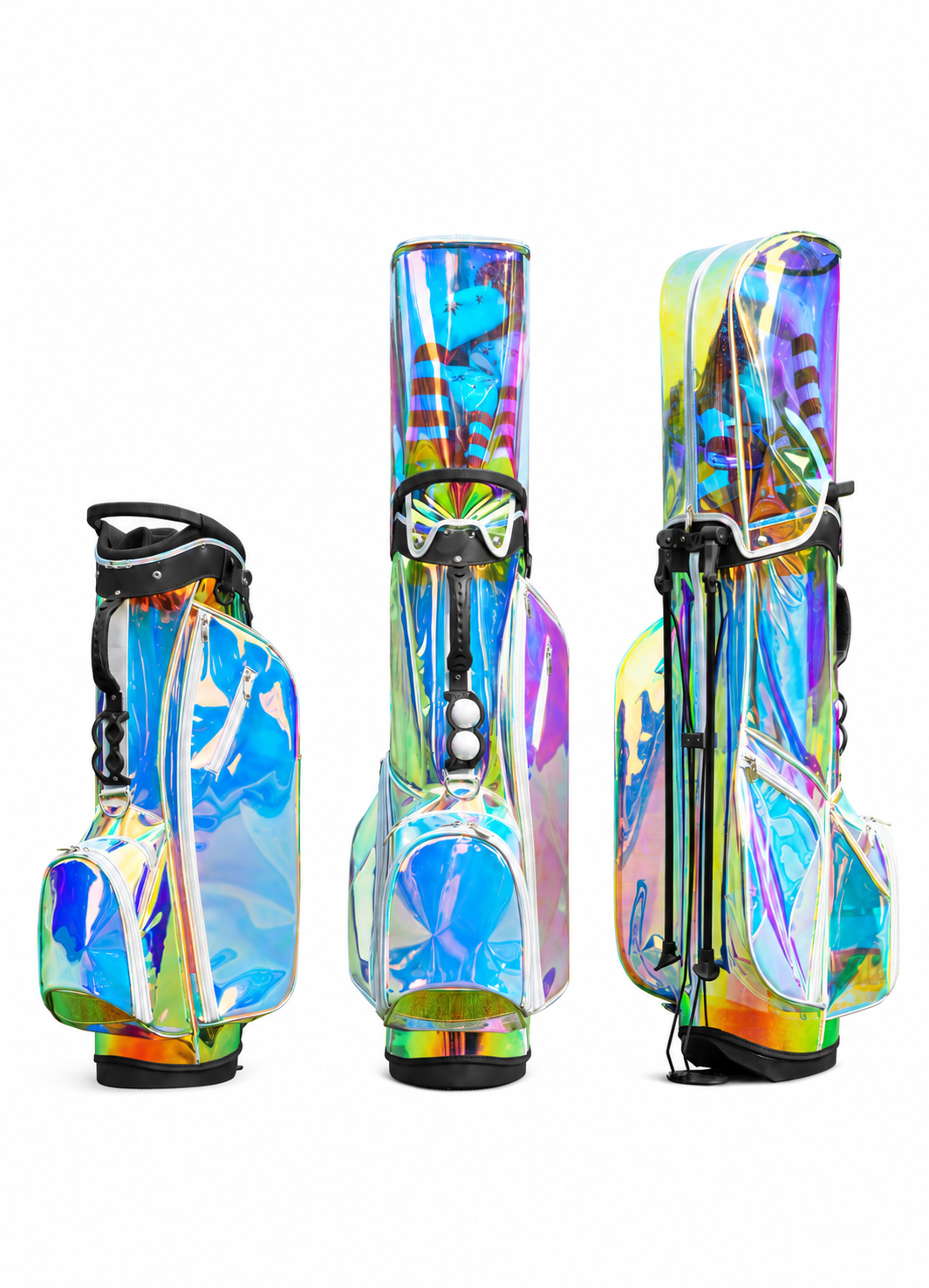 Iridescent TPU Waterproof Golf Stand Bag — product view