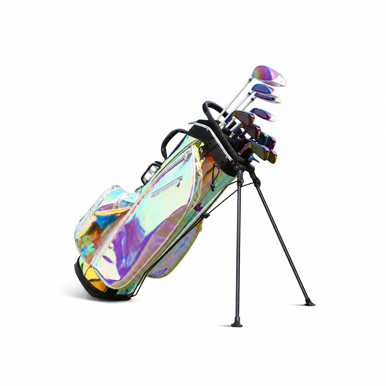 Iridescent TPU Waterproof Golf Stand Bag
