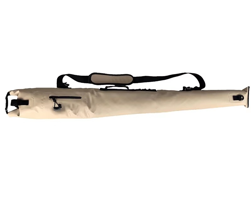 Roll-Top Waterproof Long Gun Dry Bag — carrying and construction detail