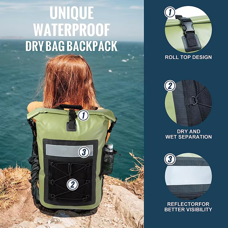 Mesh-Front Dry Backpack reference thumbnail