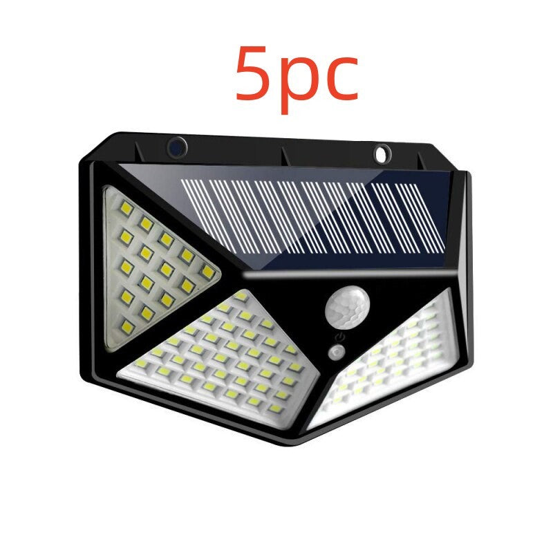 100LED solar wall light